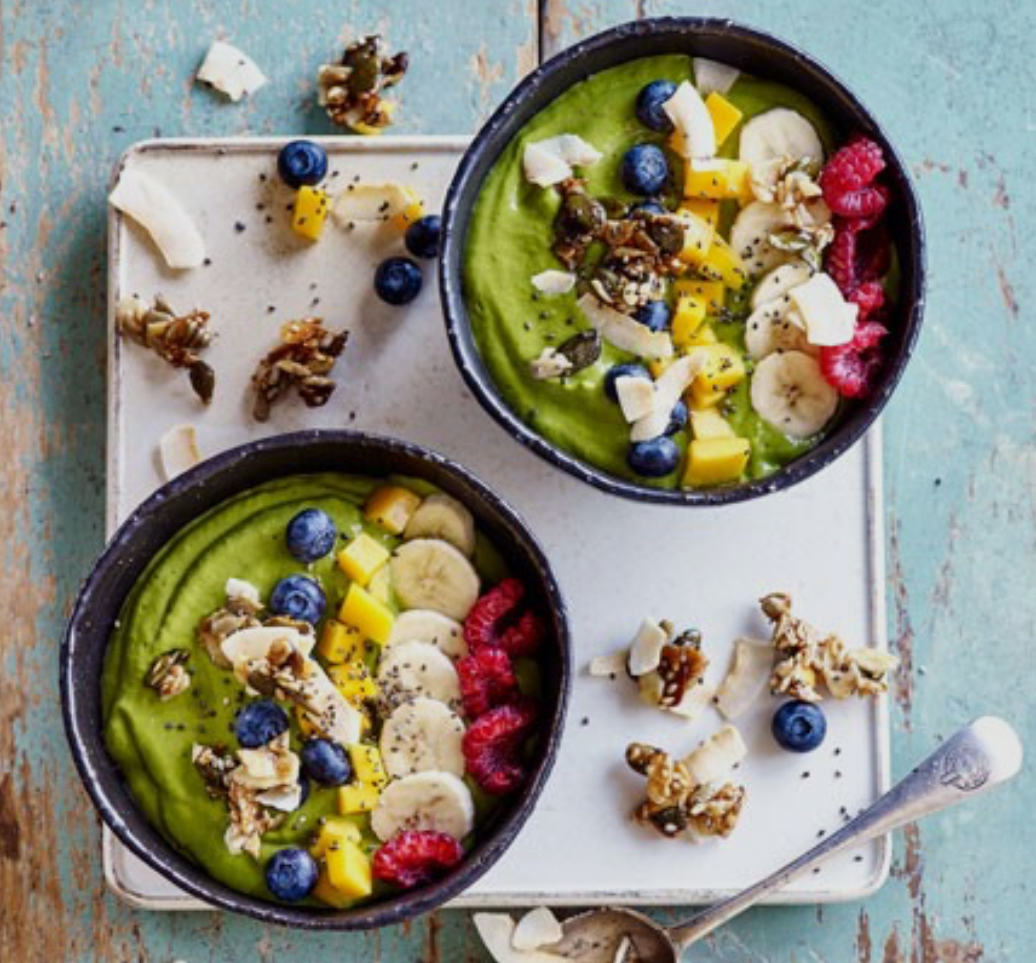Green Uplifting Smoothie Bowl