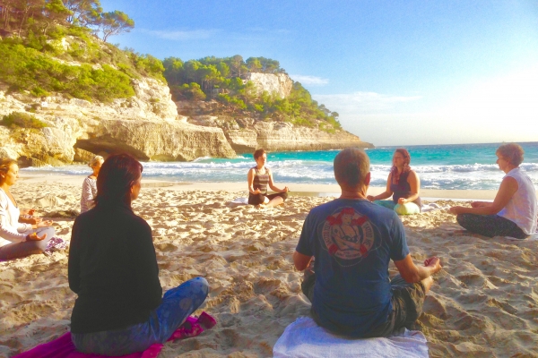 Beach Menorca Meditation