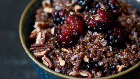 Warm and Nutty Cinnamon Quinoa